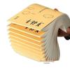 Set of 10 Thick Blank Scratch Notebooks for Students and Exam Prep, Eye-Protective Paper