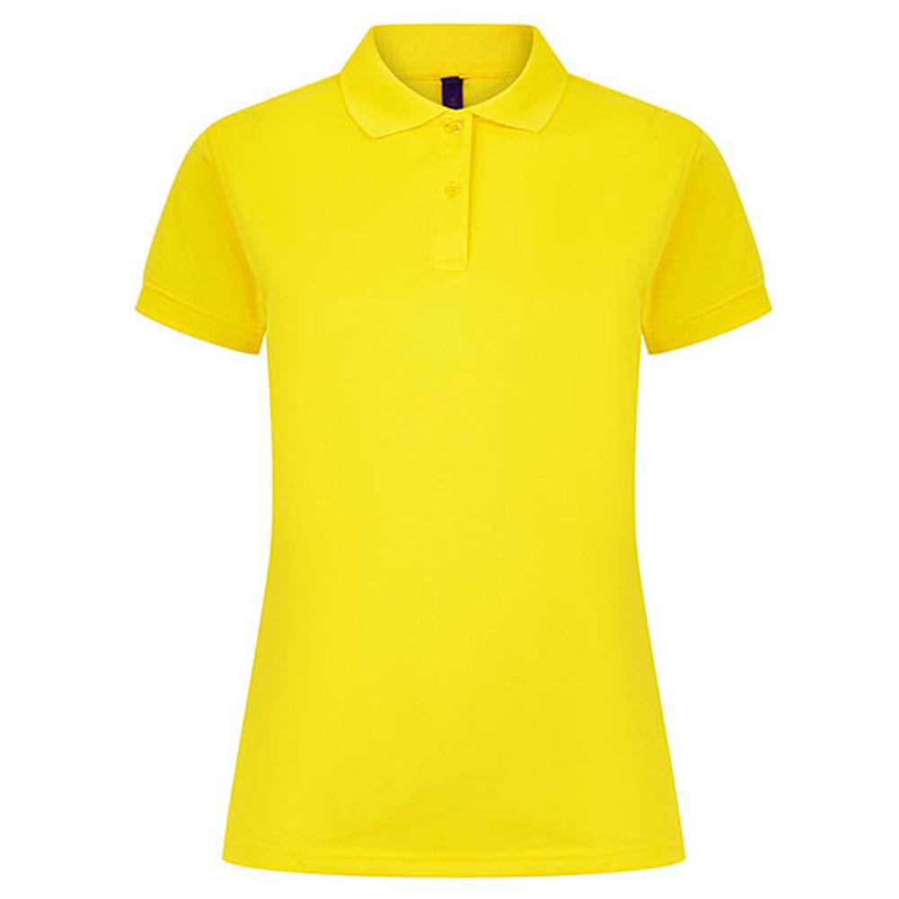 Henbury Womens/Ladies CoolPlus Moisture Wicking Polo Shirt
