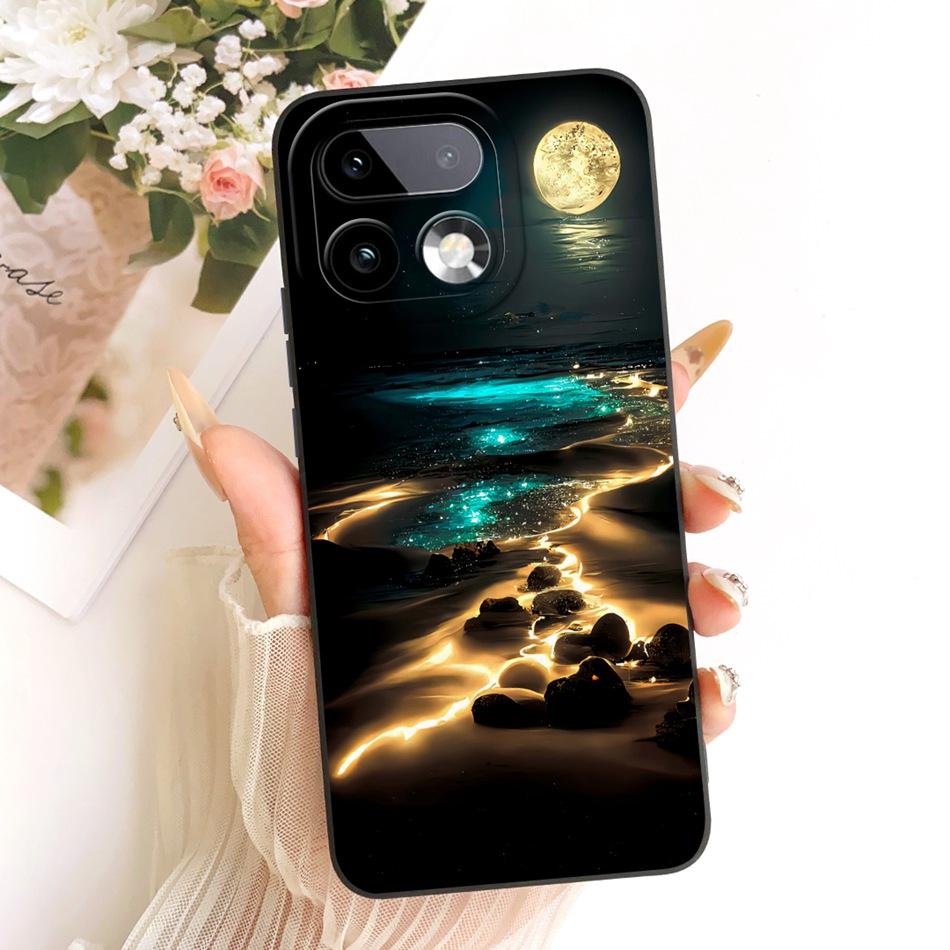 Dla Realme 16 Pro+ 16Pro 2026 Modne Etui Malowane Plaża o Zmierzchu na Telefon Dla Realme 16 Pro Plus 5G Miękkie Silikonowe Pokrowce Zderzaki