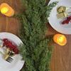 Realistyczne Sztuczne Zielenie Dekoracja Świąteczna Elastyczny Wiecznie Zielony Rattan Do Wewnątrz Na Zewnątrz Ustawienie Festiwalowe