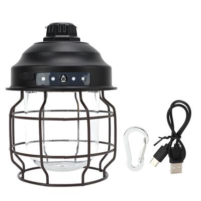 LED Camping Lantern Retro Style Portable Outdoor Rechargeable Camping Lights for Home Camping