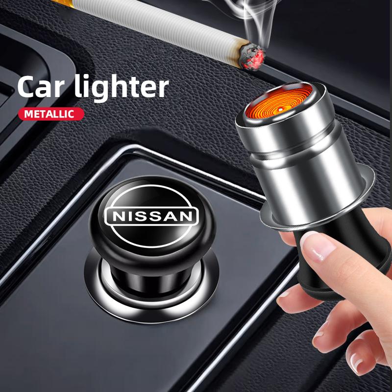 Car Cigarette Lighter Plug Power Adapter smoke 12-24V Power Socket For Nissan Qashqai X J10 J11 Trail Tiida Teana Skyline Almera