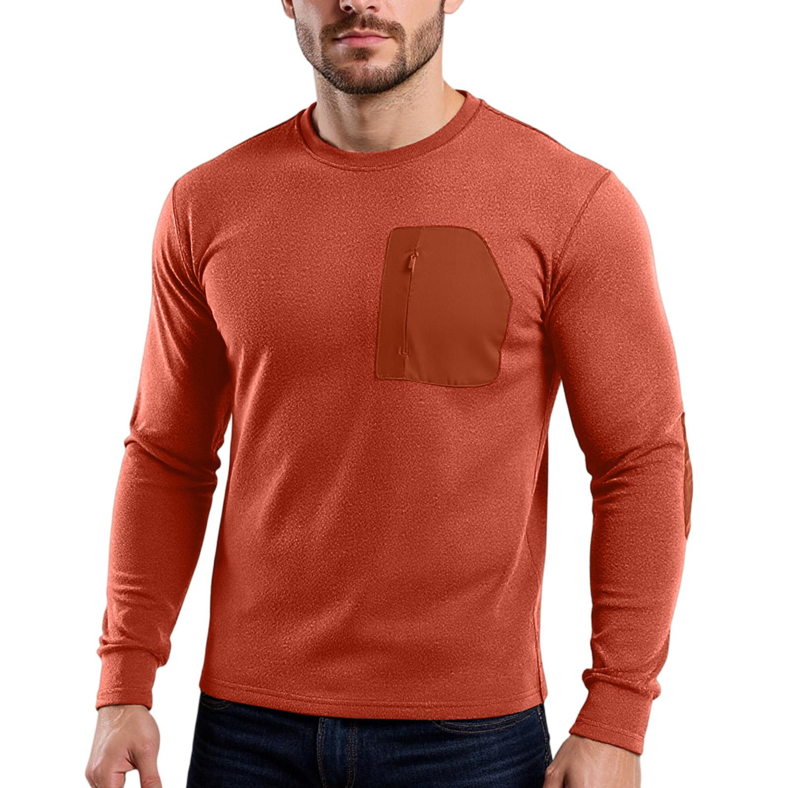 

Men s Business Outdoor Sports Running Keep Warm Skin-Friendly Fitness Long Sleeves Upper Garment XL