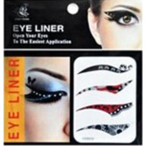 5 Pairs /6 pairsFake Glitter Eyeliner Sticker Self-adhesive Party Makeup Eyeliner Sticker Magic Double Eyelid Tape Cat Eye Makeup Cosmetic Tools