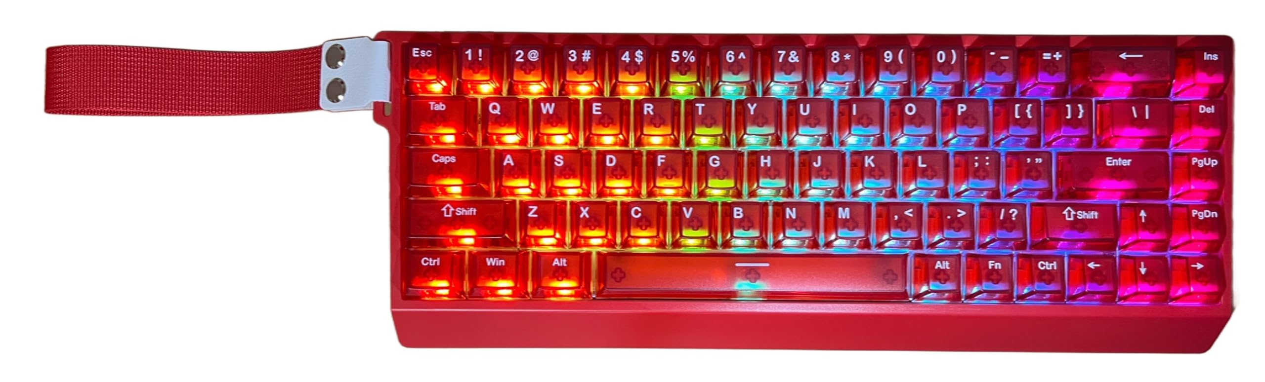 

CAROTMAS Mercury68 MAR68 Red Rapid Trigger Magnetic Switch Gaming Mechanical Keyboard, TKL RGB, 68 Keys, English Layout, Hot Swap, Wired, 0.004mm RT