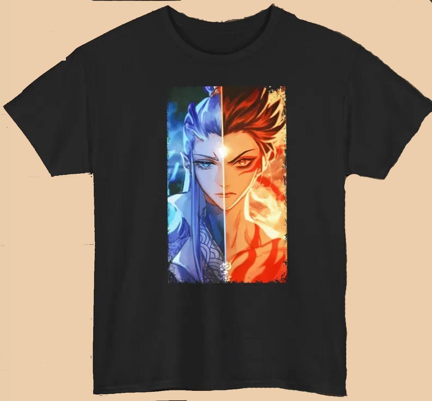 Men s and Women s T-shirts Ne Zha x Ao Bing Cartoon Animation Character Movie 2025 FanArt Unisex T-Shirt XL