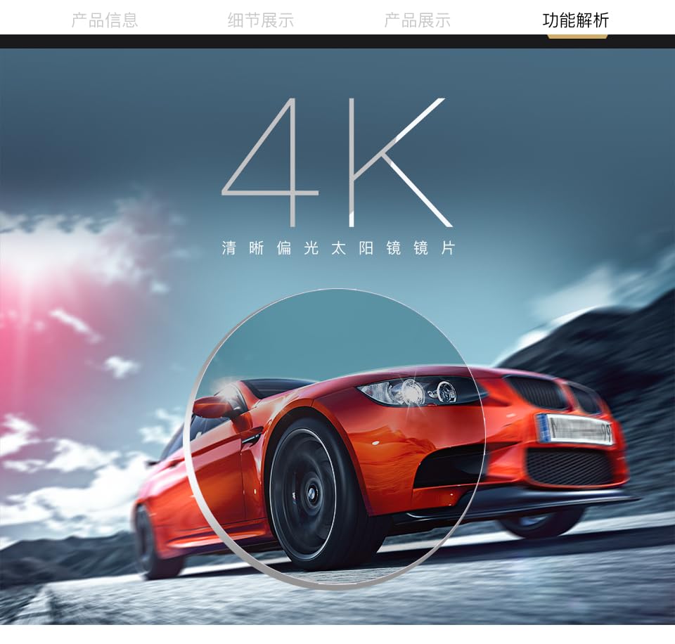 Polarized Sunglasses for UV400 Sunglasses for Lenses B1062 [FEISEDY] Women's Driving, Photochromic, Protection, Men's