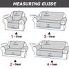 1/2/3/4 Seater  Elastic Strap Sofa Covers Waterproof Sofa Slipcovers  Non Slip Cover for Kids Pets Washable Sofa Protector
