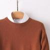 Men's Plus Size V-Neck Wool Sweater - 2023 Autumn/Winter Long Sleeve Knit Pullover