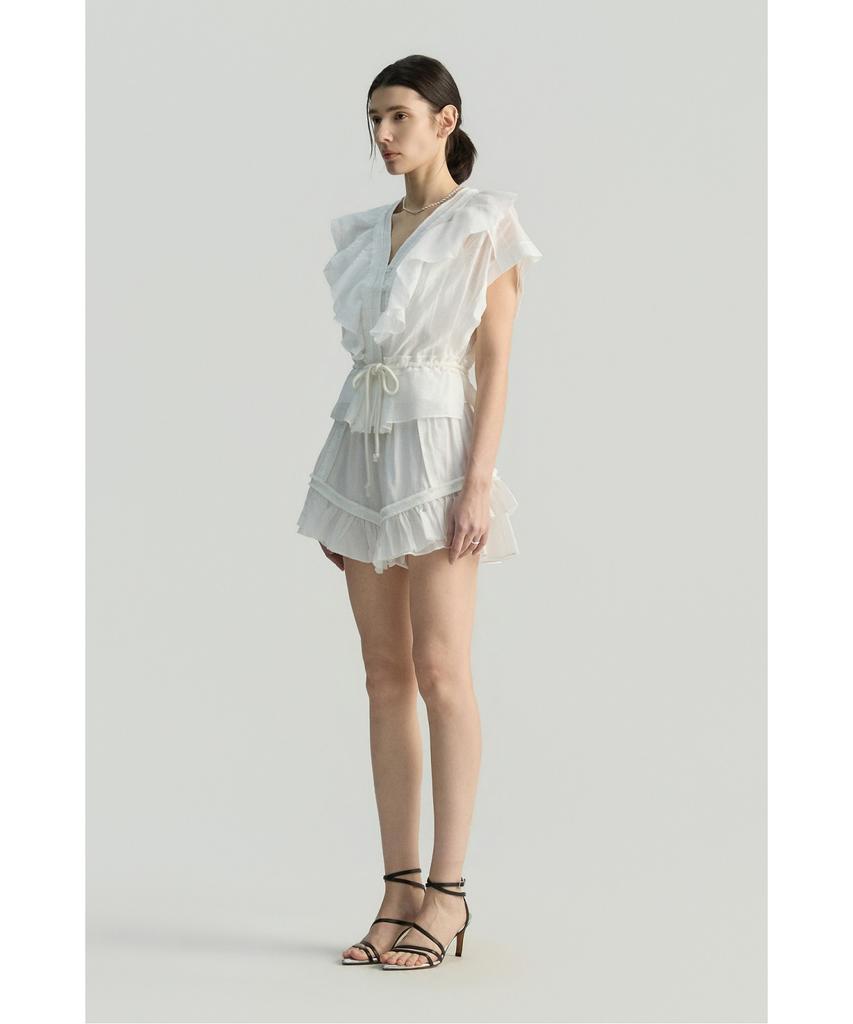 IROWOMEN Jovianne Ruffle Banding Shorts Iopom26108Ivx