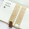 Letters Ruler Bookmark Hollow Metal Bookmark Measuring Tool Number Letter Bookmark  Page Marker