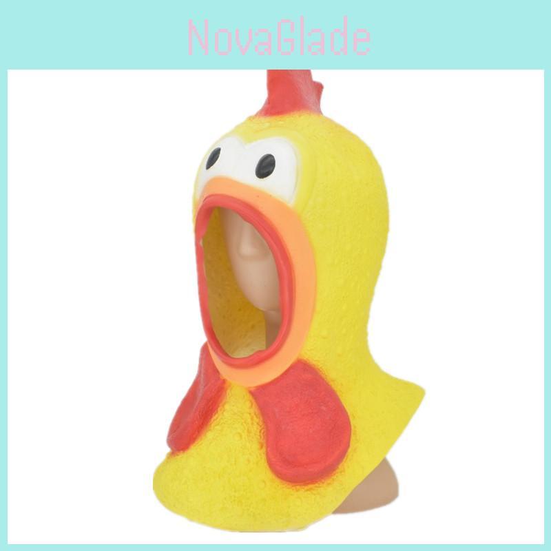 Funny Latex Chicken Mask For Halloween Cosplay And Party Costume