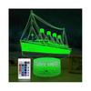 Lumină de noapte Titanic pentru copii Lampă Model Navă Iluzie 3D 16 Culori Schimbătoare Decor Lumină pentru Camera Copiilor Noptieră Cadouri de Ziua de Naștere