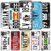 License New York Plate Number Cover Phone Case For Samsung Galaxy A12 A22 A32 A52 A72 A02S Phone Case Note 20 Ultra 10 S10 Plus