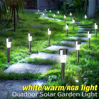 1/4/10 Pièces Lampes Solaires d'Extérieur Lampe de Jardin Énergie Solaire Étanche Paysage Chemin Extérieur pour Cour Arrière Pelouse Patio Décoratif