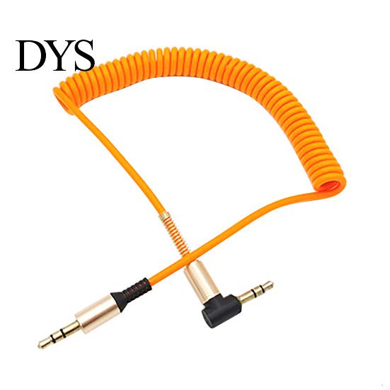 Retractable AUX Extension Wire Audio Cable HIFI Sound Quality Plug Play Clear Telescopic Stretchable 3.5mm Male to Female for Headphone