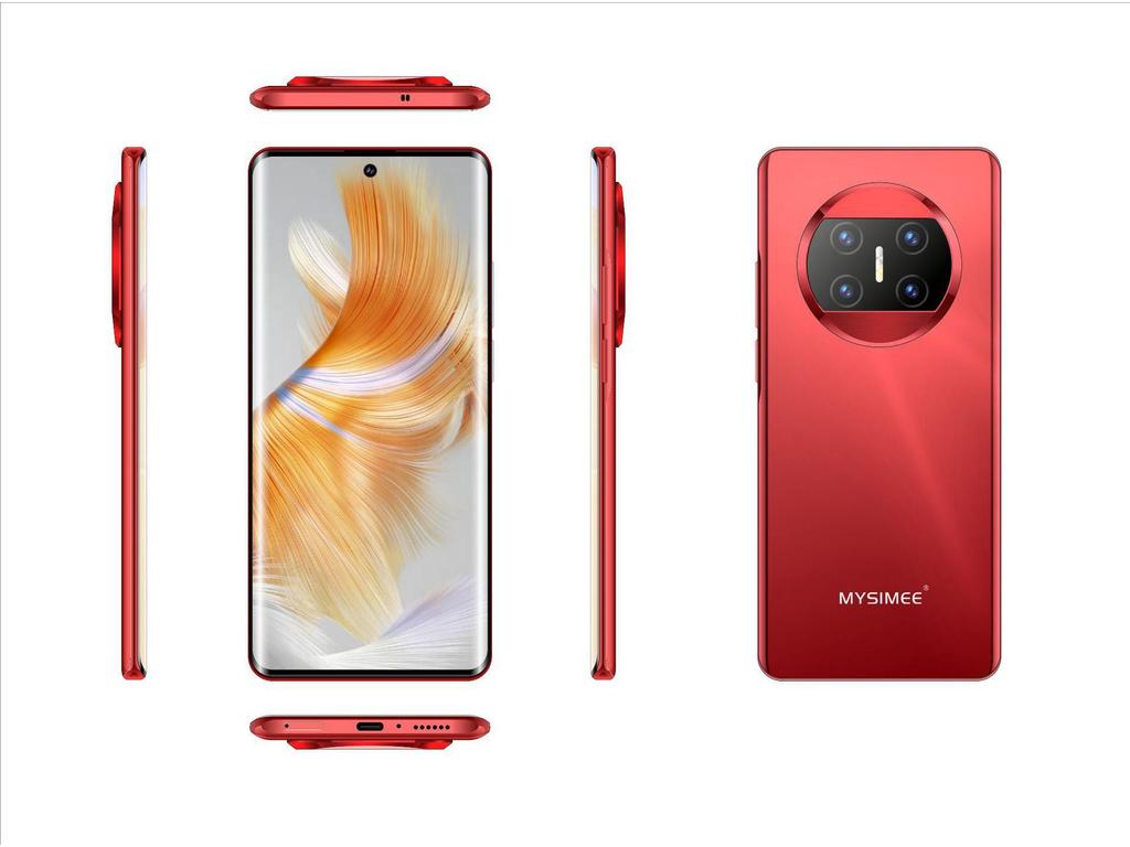 Premium Large-Curved Screen Smartphone - High-End Business Model
