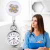 Lancardo Nurse Pocket Watch for Clip Easy to Baked Varnish 3 Colors Stretchable Watch, Nurses, Type, Unisex, Numbers, Read, Women's, Petals, Cute,