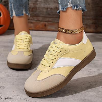 Chaussures de Sport Décontractées pour FemmesChaussures de Sport Décontractées à Lacets et Tige Basse Antidérapantes pour FillesChaussures pour Femmes Résistantes à l'UsureLégères Bout Rond