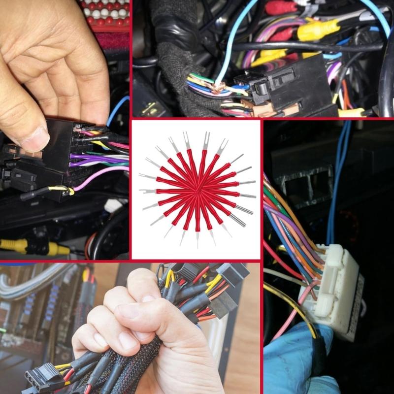 High Accuracy Aircraft Plugs Pin Extractor Kit Terminals Removal Tool Set Cfor Motorcycle & Auto Electrical Maintenance