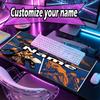 Custom Name Personalized Final Fantasy Pattern Mousepad, Laptop PC Desk Mat, Decorative Desk Mat for Home Keyboard Pad Gift