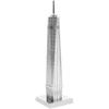 World Trade Center Statue,Metal New York Building Replica Sculpture Desktop Retro Tourist Souvenirs Collectible Figurines for Home Office 22cm