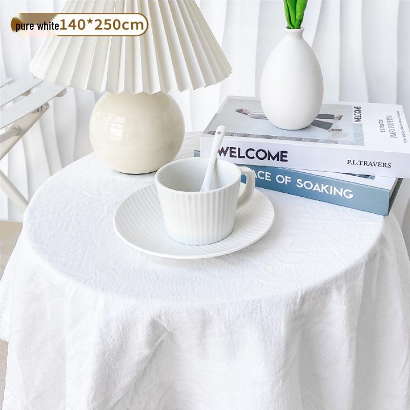 White Cloth Backdrop: Textured Tablecloth for Food, Cake, Flat Lays, Cosmetics, Nail Art, and Children's Clothing Photography.