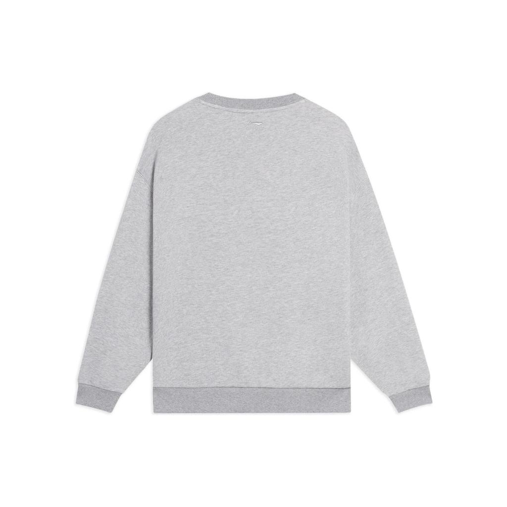Li Ning Sports Life Collection Sweatshirt Unisex Gray AWDSF97-3