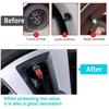 4pcs Aluminum Alloy Car Tire Valve Cap Grenade Tyre Valve Stem Cover Air Dust Cap Tire Valve Truck Bike Wheel Rim Valve Stem Cap