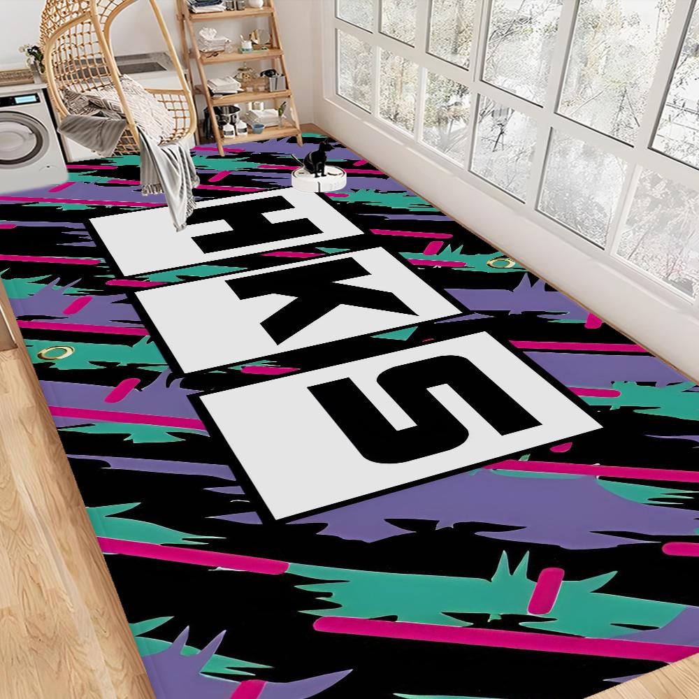 Sports Car H-K-S JDM Kitchen Mat Washable Non-Slip Living Room Sofa Chairs Area Mat Kitchen Toilet Rug