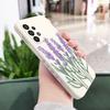 Elegant Lavender Phone Case For Samsung Galaxy A73 A53 A33 A23 A13 A03 A72 A52 A52S A32 A22 A12 A71 A51 A31 A21S 4G 5G Cover