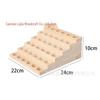Wooden Multi-layer Essential Oil Display Rack with Multiple Slots