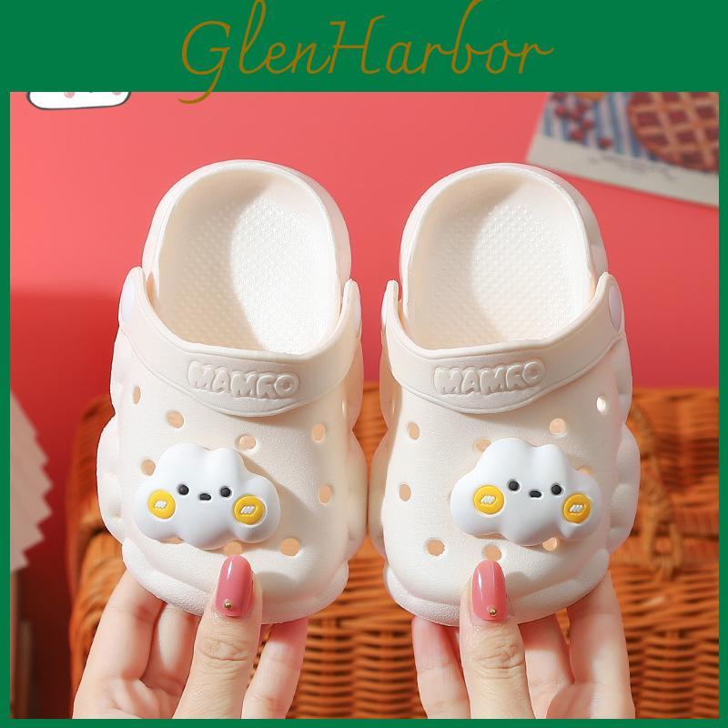 Cartoon Childrens Summer Slipon Sandals With Nonslip Pvc Sole For Boys And Girls