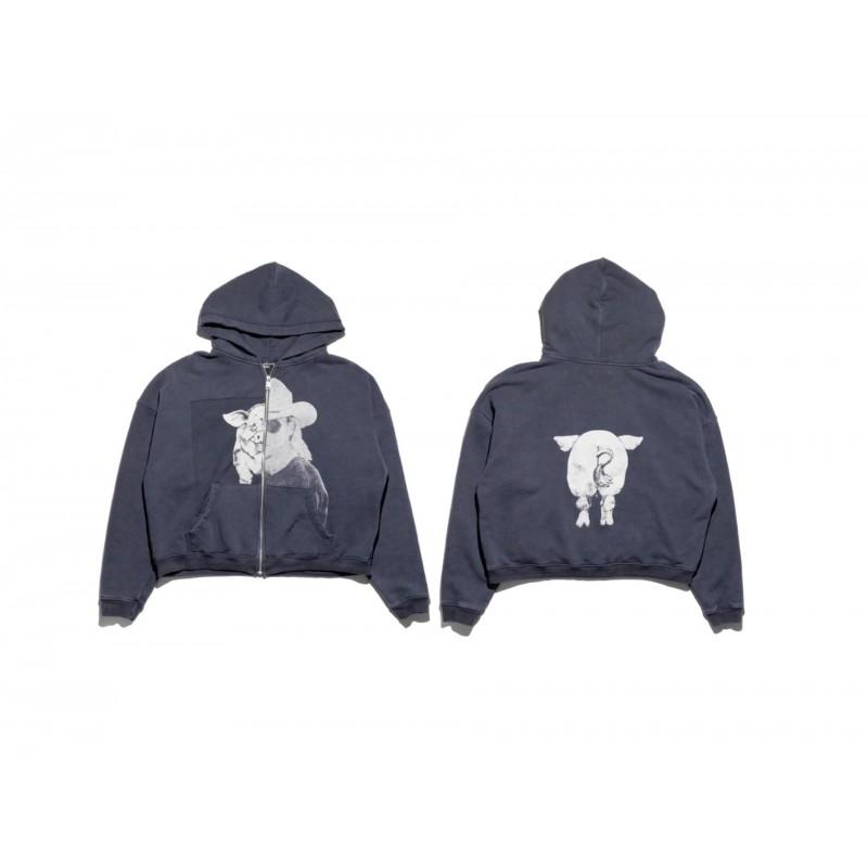 Mens Oversized Hooded Sweatshirt With Graphic Print Winter Streetwear Cotton Blend Pullover