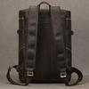 Vintage Genuine Leather Men's Backpack Large capacity travel bag crazy horse leather male 14" Laptop travel backpacks school Bag