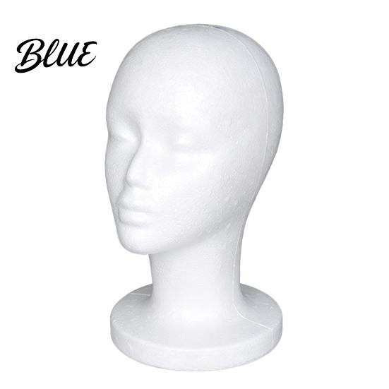 Testa di Manichino per Cappelli in Schiuma, Espositore per Cappelli Maschile Femminile, Modello Leggero, Accessori per la Conservazione di Parrucche, Fabbricazione
