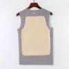 Men's Reversible Fleece Vest - Seamless German Velvet, Sleeveless, Brushed, Thickened for Autumn and Winter