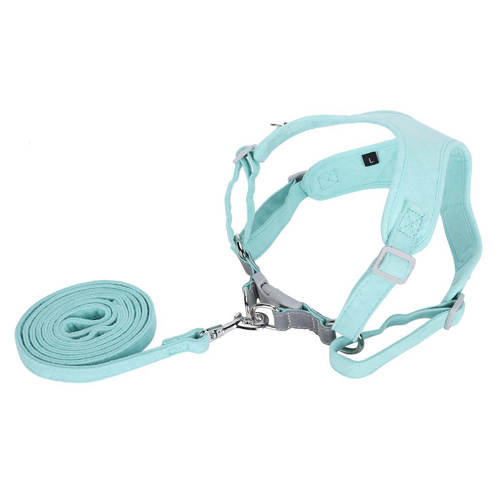 Pet Dog Harness Traction Rope Kit No Pull Choking Adjustable Vest Reflective Collar Type Comfortable Breathing BeltMint
