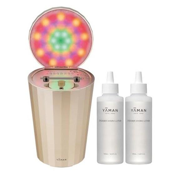 Yaman Steamer Photo Care Hydro Lotion 2 Bottles Set Facial Device Face Beauty LED YJSB0N3