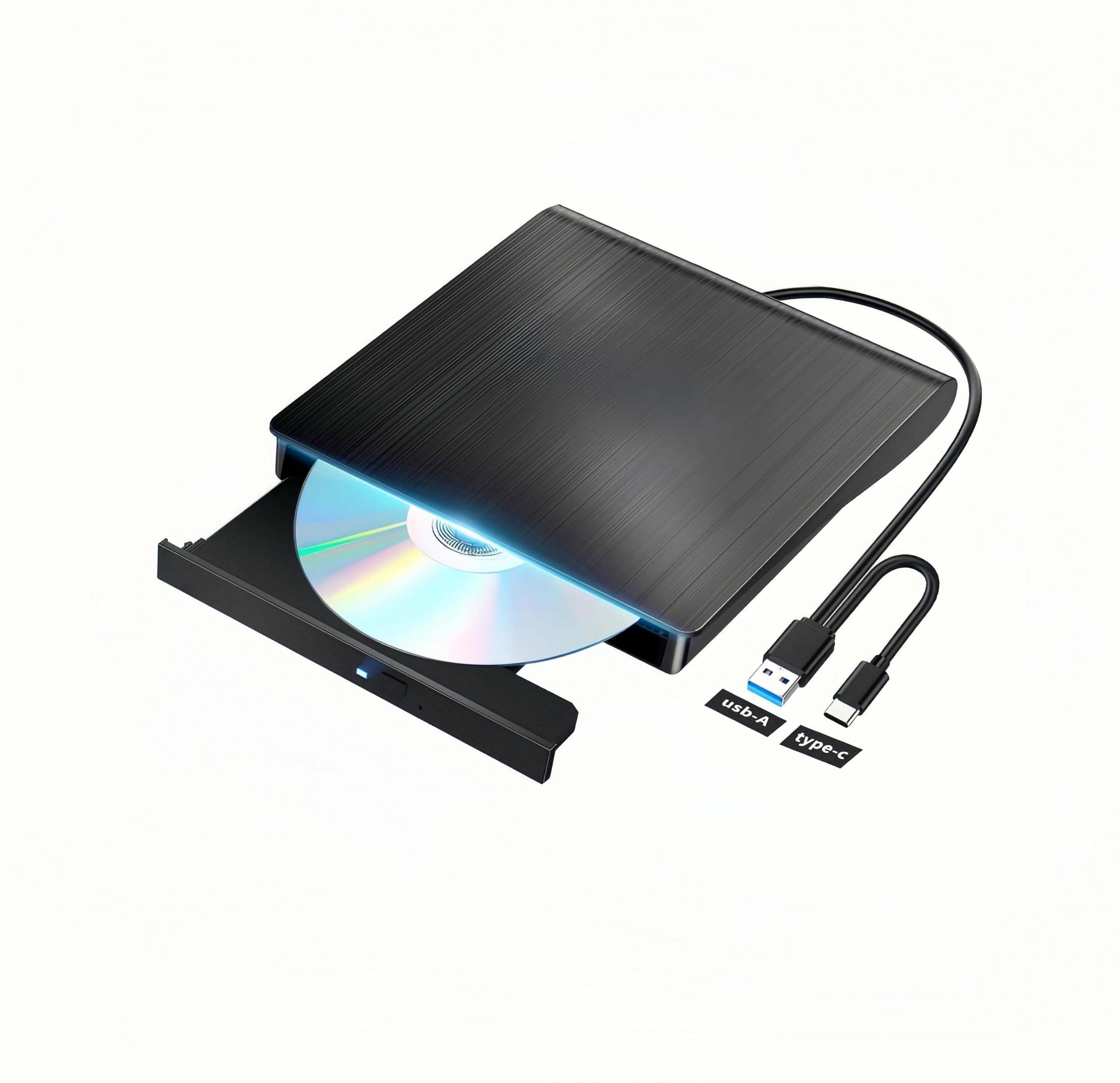 

Innovative External DVD CD DVD High USB Dual External CD Read CD External External DVD Optical External DVD Compatible with Mac OS Windows and Windows чорний