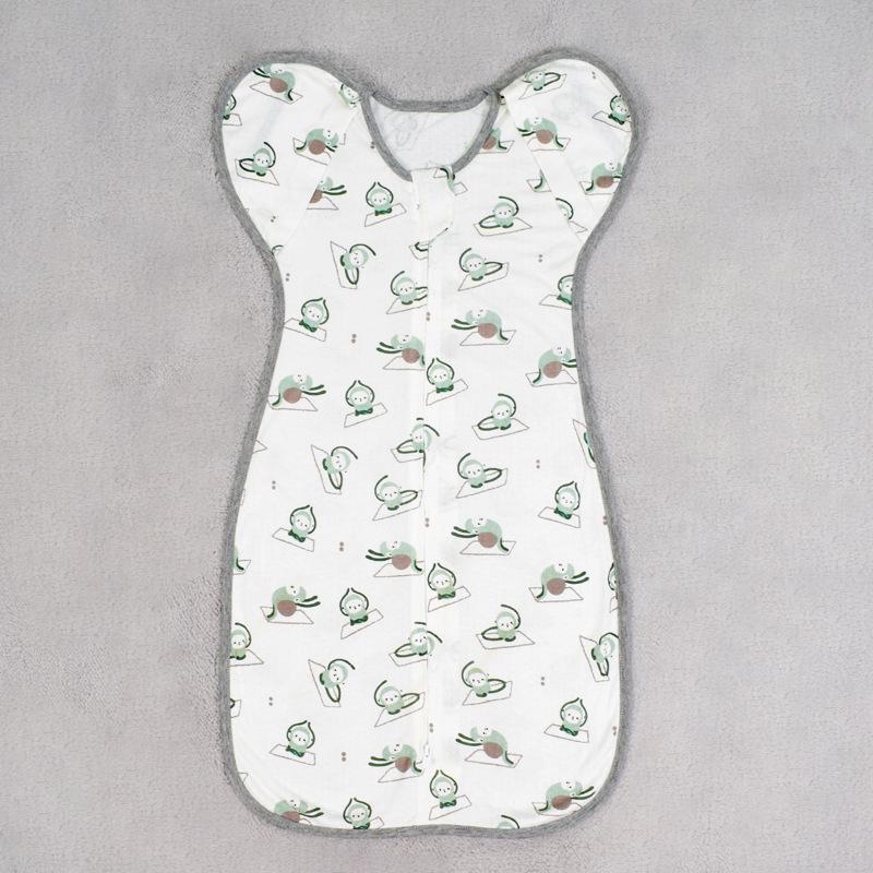 

Спальный мешок для новорожденных с защитой от испуга и эластичными рукавами M/64CM