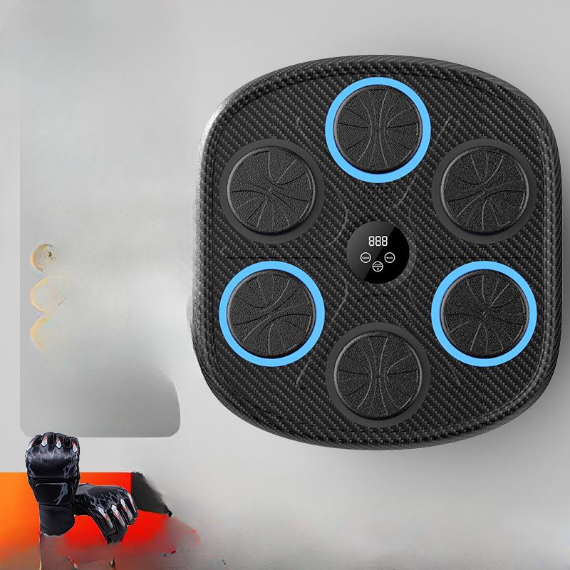 Cross-border Bluetooth Boxing Target Home Fitness Lighting Music Boxing Trainer Children Boxing Machine Boxing Wall Target