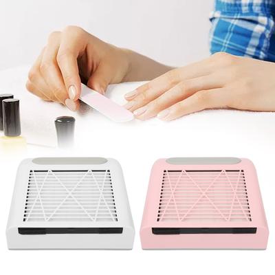 Nail Dust Suction Collector Nail Dust Collector with Reusable Filter 80W Strong Suction Power Professional Nail Vacuum Cleaner