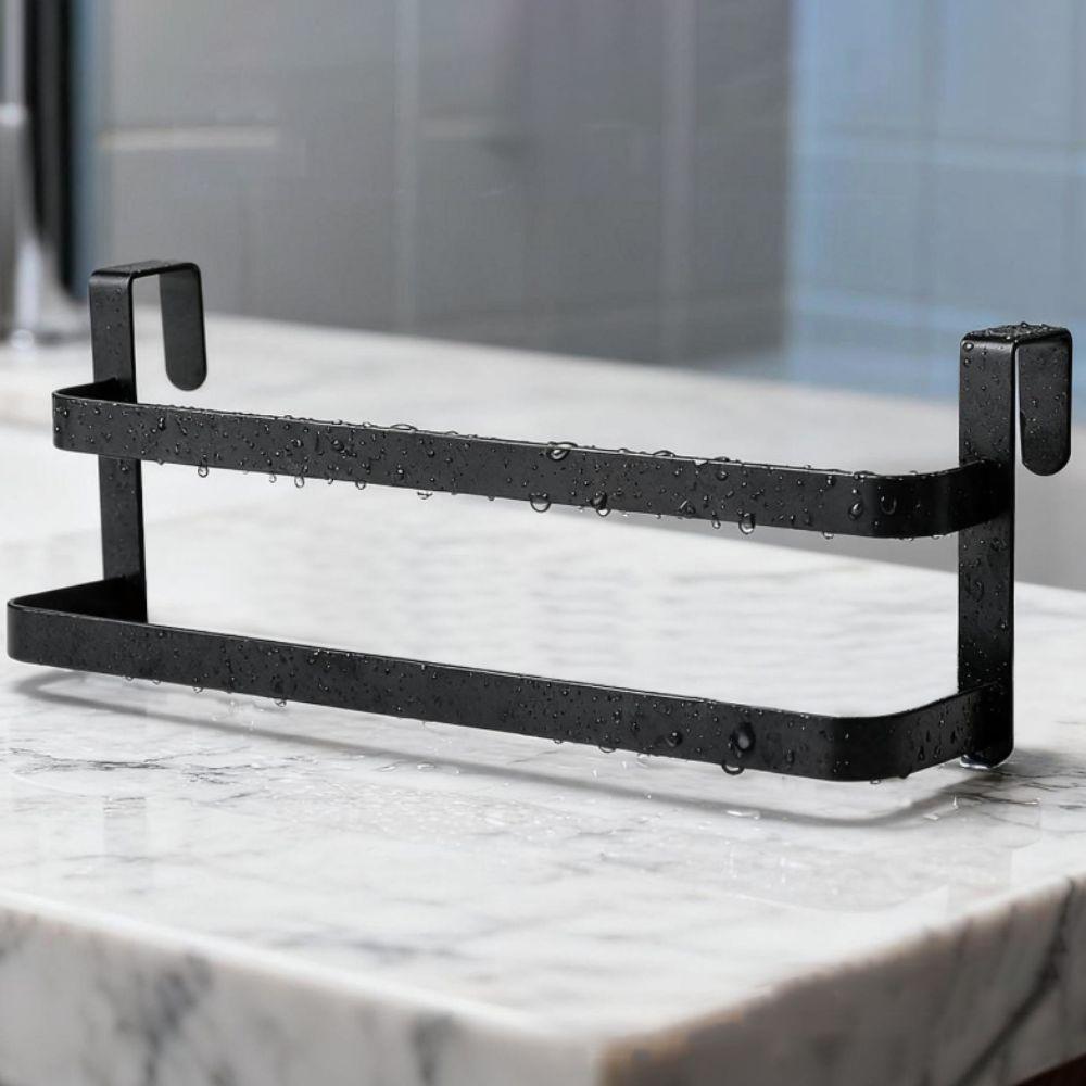 Rust-resistant Cabinet Door Towel Rack Hanging Towel Bar Durable Kitchen Towel Holder Bathroom
