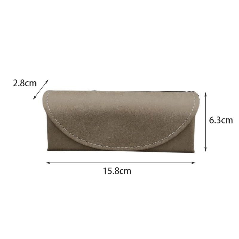 Sunglasses Leather Retro Glasses Case, Classic Travel Glasses Case For Women, Men And Children Eyeglass Case Sunglass Organizer