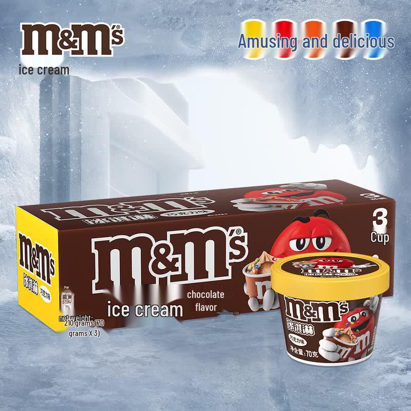 M&M S Ice Cream Cups