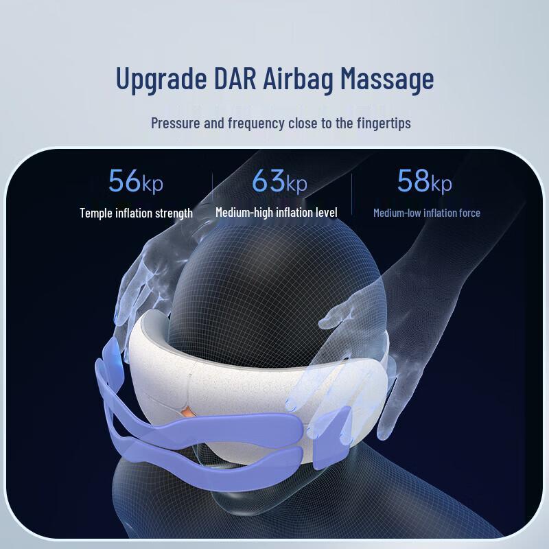 DISI Intelligent Eye Massager with Heat CN plug (adapter included)