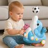 Electric Blowing Ball Electric Dolphin LED Light Collision Auto Steering  Kids Toys