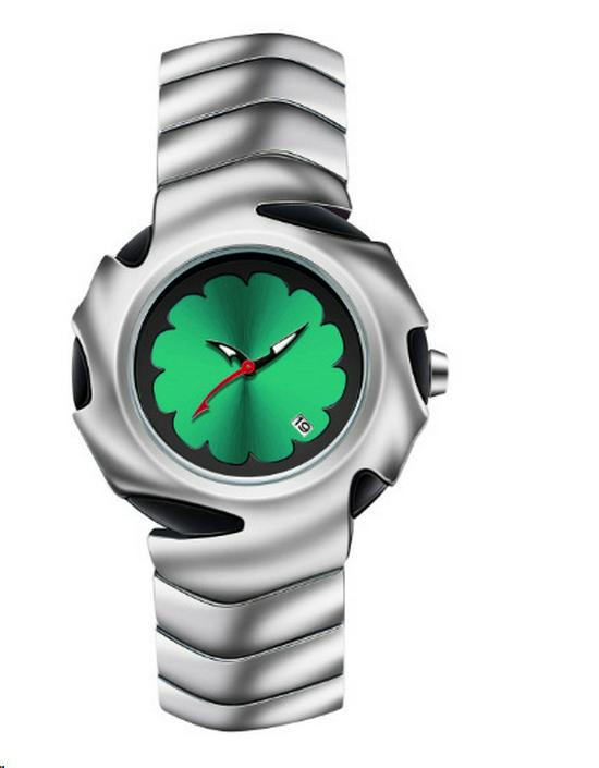 Pre-owned Irregular Blade Retro Men's Watch: High-End Niche Fashion Design