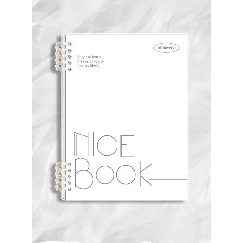 A5 Non-stick Loose-leaf Detachable Notebook Simple Coil Thickened Horizontal Line Postgraduate Entrance Examination Loose-leaf A5 Notepad